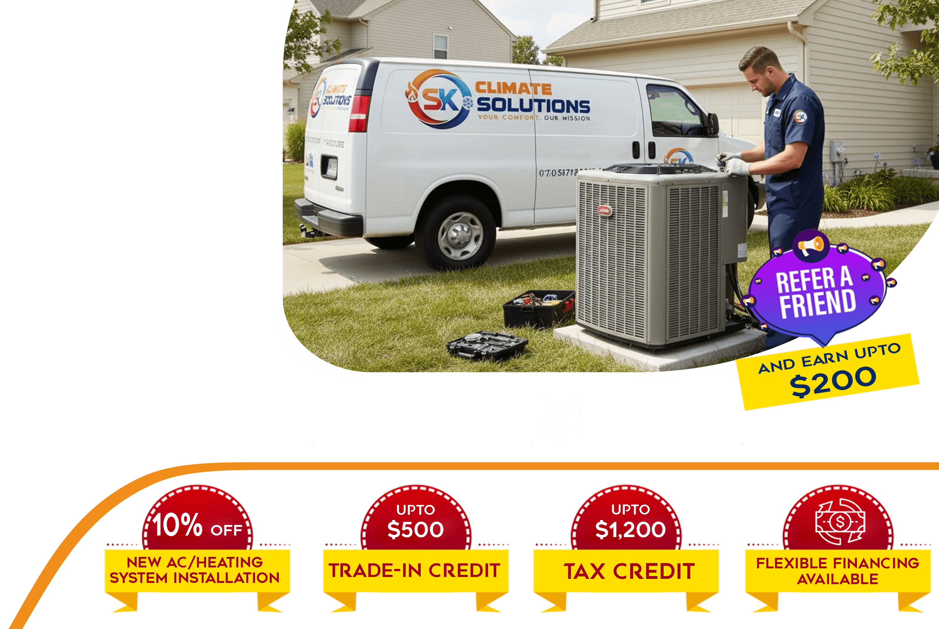 HVAC Technician at work